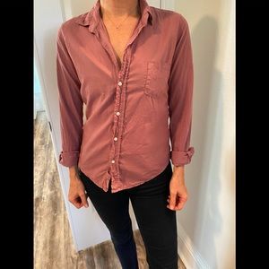 Frank and Eileen purple blouse